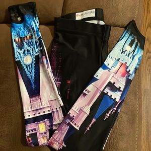 Main Street Bella Disney Castle leggings.  Great condition